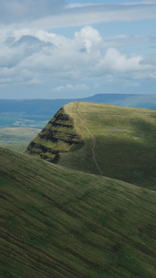 A photograph of Pen-y-Fan, a mountain in the Brecon Beacons National Park