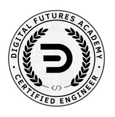 The Digital Futures Academy Certificate of Completion badge.