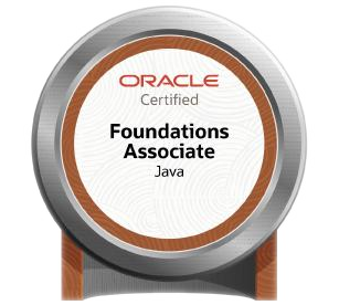 The Oracle Java Foundations Associate certification badge.